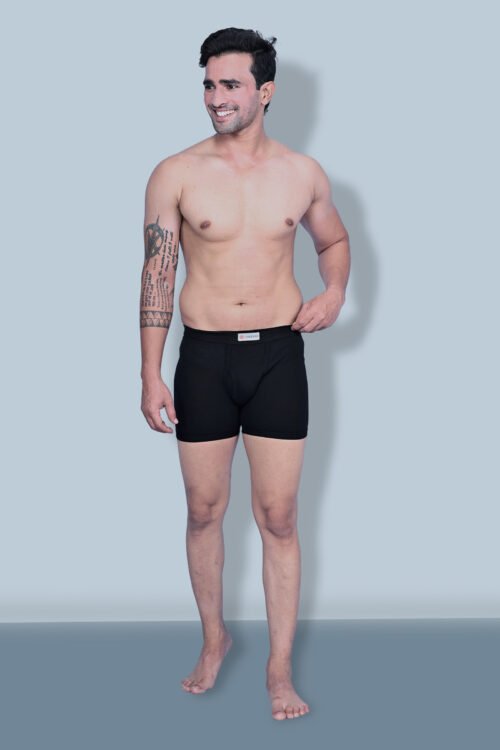 Freedom Men’s Anti-Bacterial Colored Inner Elastic Drawers – 100% Combed Cotton