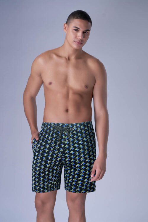 Kothari Freedom Everyday Comfort Casual Printed Drawstring Jamaica Bermuda Shorts with Pockets for Men