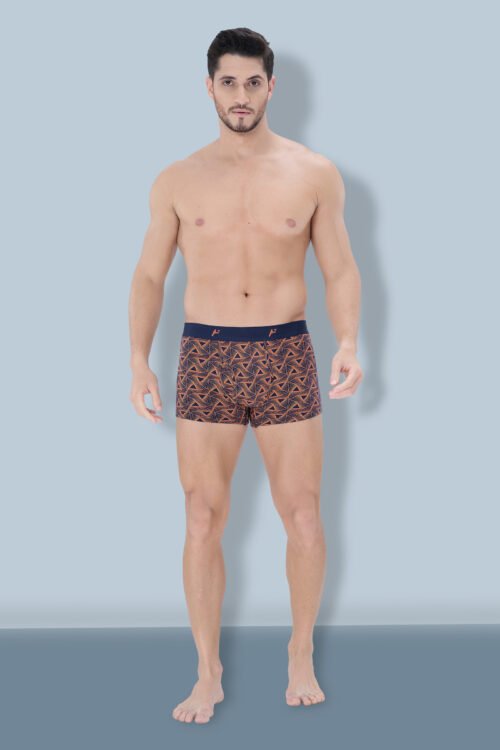 Freedom Men’s Multiprint Anti-Bacterial Mini Drawer – Soft 100% Combed Cotton with Outer Elastic Waistband