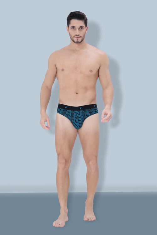 Freedom Men’s Premium Printed Briefs with no-marks waistband, anti-bacterial finish & soft high-stretch fabric for all-day comfort & style.