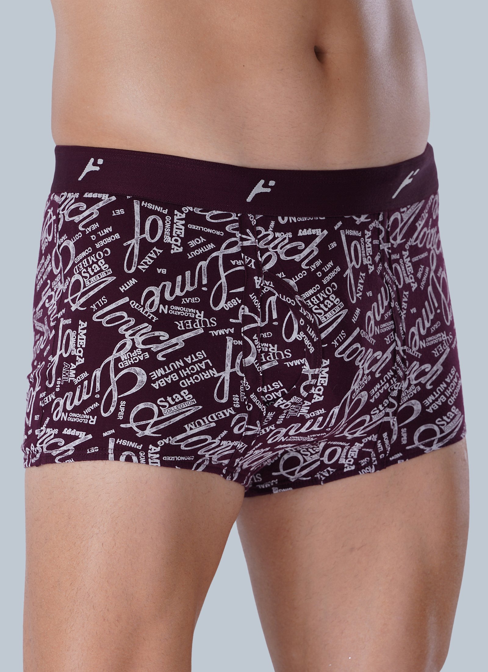 Freedom Men’s Multiprint Anti-Bacterial Mini Drawer – Soft 100% Combed Cotton with Outer Elastic Waistband - Image 3