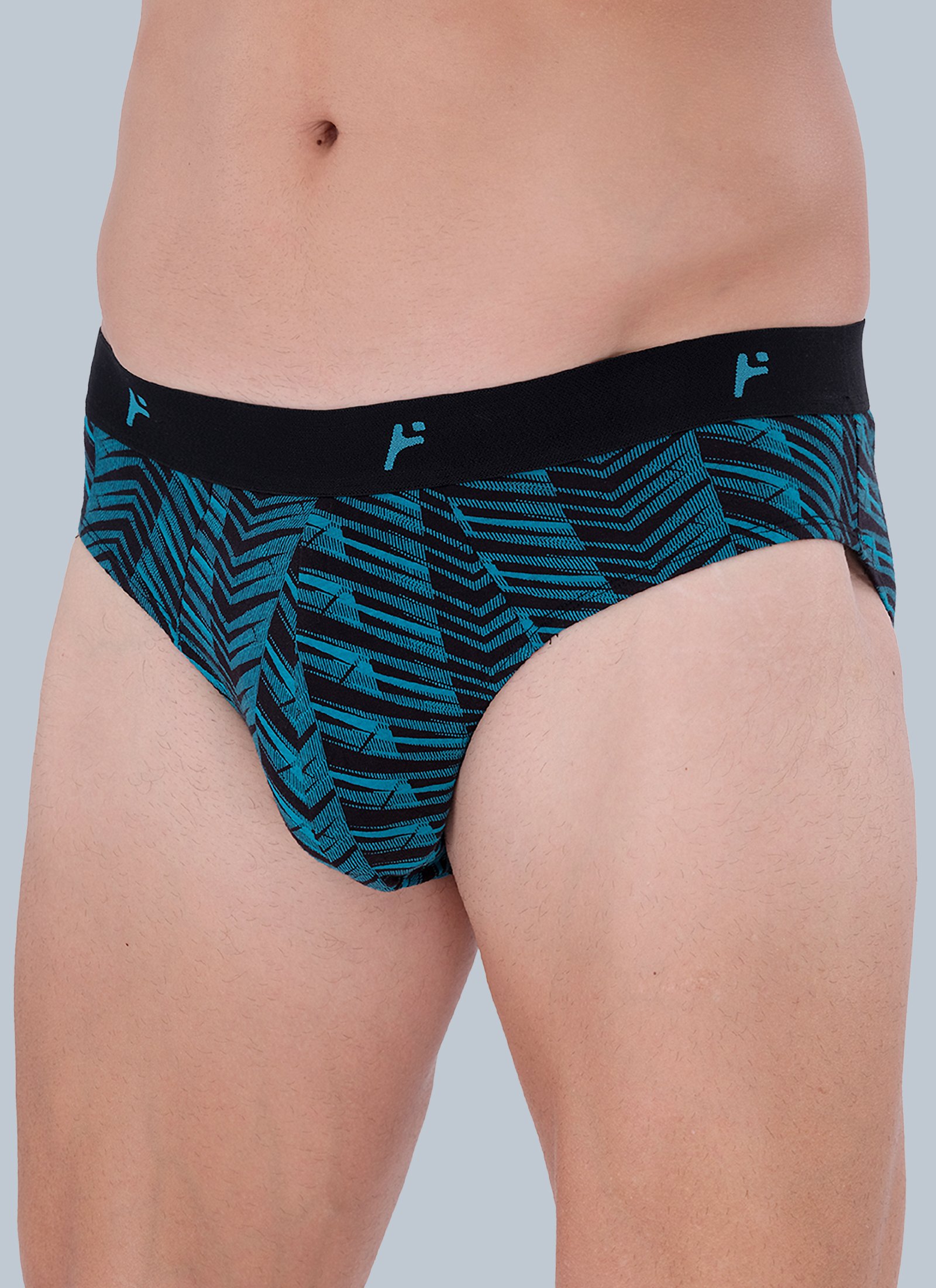 Freedom Men’s Premium Printed Briefs with no-marks waistband, anti-bacterial finish & soft high-stretch fabric for all-day comfort & style. - Image 3