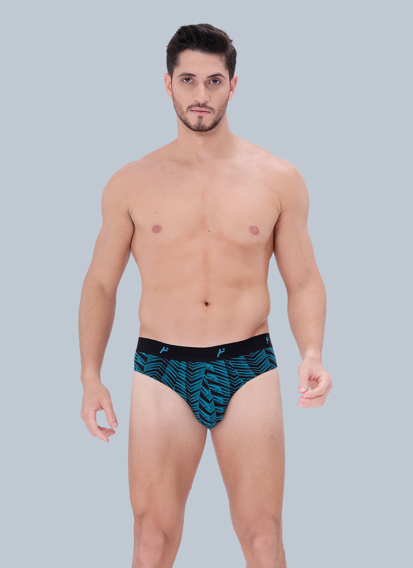 Freedom Men’s Premium Printed Briefs with no-marks waistband, anti-bacterial finish & soft high-stretch fabric for all-day comfort & style. - Image 4