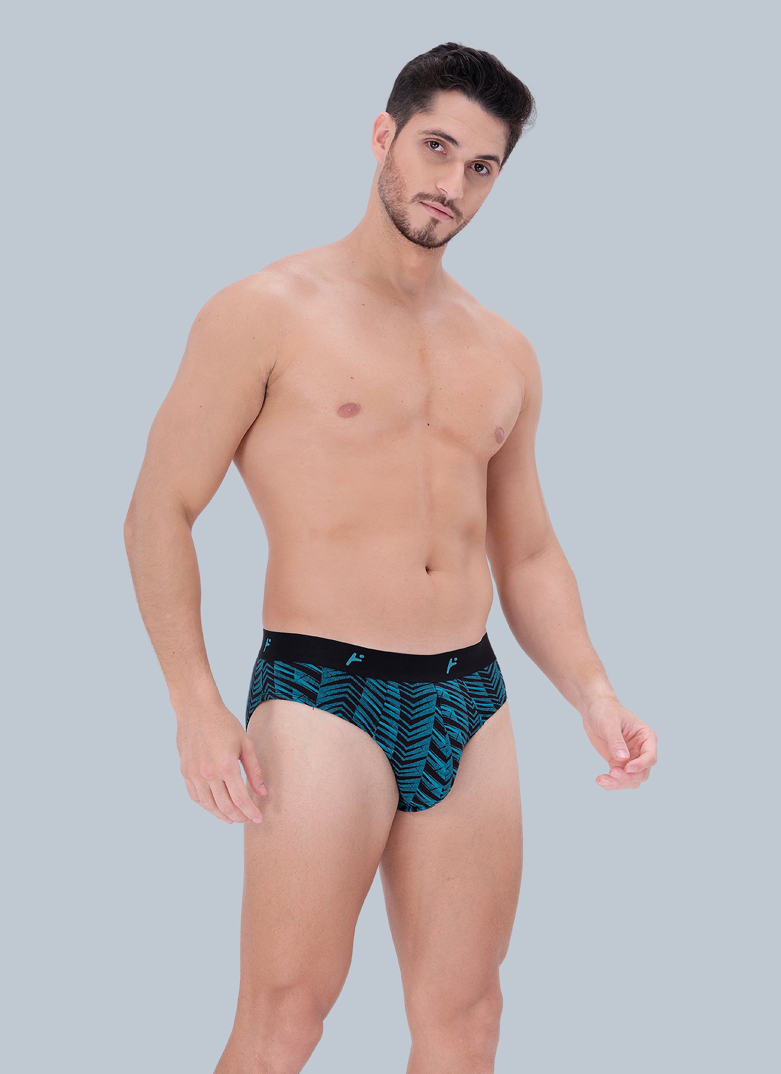 Freedom Men’s Premium Printed Briefs with no-marks waistband, anti-bacterial finish & soft high-stretch fabric for all-day comfort & style. - Image 6