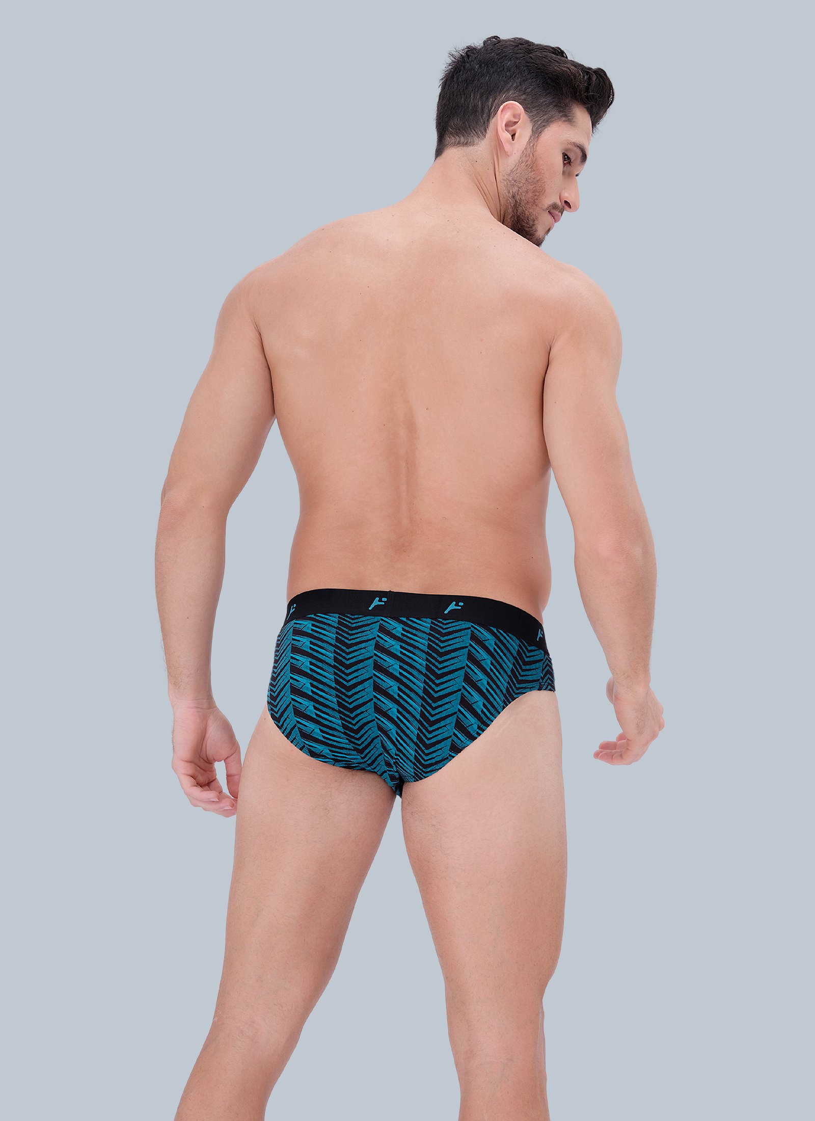 Freedom Men’s Premium Printed Briefs with no-marks waistband, anti-bacterial finish & soft high-stretch fabric for all-day comfort & style. - Image 7