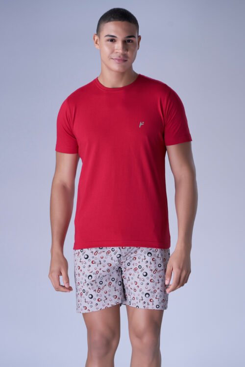 Freedom Premium Cotton Round Neck Half Sleeve T-Shirt – Soft, Breathable & Everyday Comfort Wear