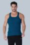 Freedom Super Fine 100% Cotton 1x1 Rib Sleeveless Gym Vest (Color)