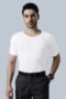 Kothari Mission Men's Ultra Fine Mercerized Half Sleeve Vest | 2-Ply Cotton | Soft & Luxurious Comfort